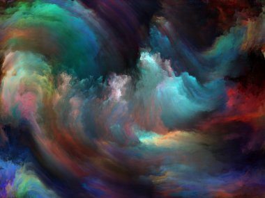 Soyut renk serisi. Arka plan projeleri sanat, yaratıcılık ve hayal gücü ile kullanım için tuval üzerine hareket renkli boya yaptı