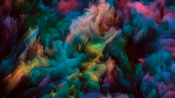 Серия Color Swirl Фон Красочного Движения Жидкой Краски Холсте Дополнение — стоковое фото