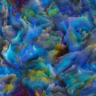 Organic Canvas series. Design made of colorful, detailed textures for projects on creativity in life and art