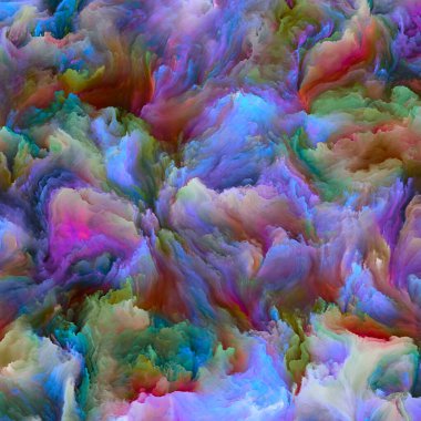 Organic Canvas series. Composition of  colorful, detailed textures for projects on creativity in life and art