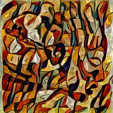 Anahtar Taşıyıcı. İnsan silueti ve insan durumunun şiirselliği üzerine soyut resim şeklinde çizilmiş anahtar bir taslak..