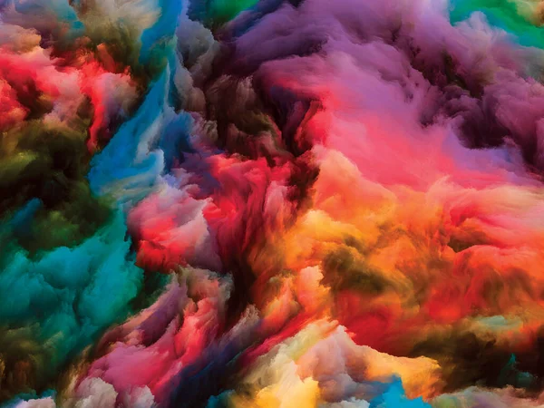 Серия Color Swirl Фон Красочного Движения Жидкой Краски Холсте Проектов — стоковое фото