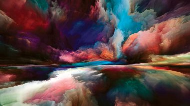 Çoklu Renkli Peyzaj. 