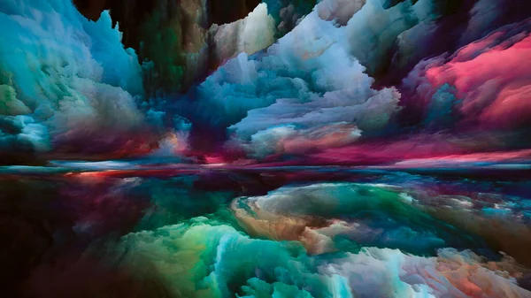 Μυστήριο Του Τοπίου Σειρά Χρωματικών Ονείρων Backdrop Του Χρώματος Υφές — Φωτογραφία Αρχείου