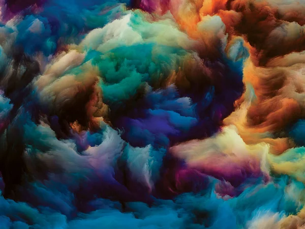 Серия Color Swirl Фон Красочного Движения Жидкой Краски Холсте Проектов — стоковое фото