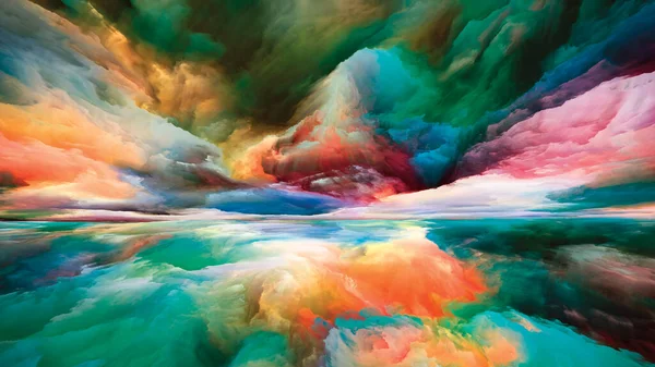 Spectral Land Seeing Never World Series Artistic Background Made Colors — 스톡 사진