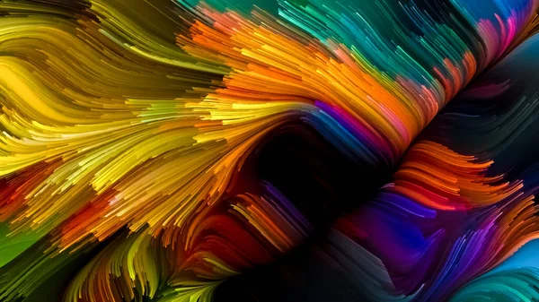 Color Motion Series Design Made Liquid Paint Pattern Serve Backdrop — Stock Photo, Image