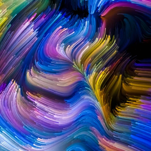 Série Color Motion Conception Faite Motif Peinture Liquide Pour Servir — Photo