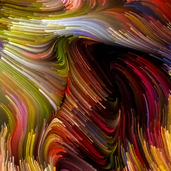 Série Color Motion Arrangement Créatif Motif Peinture Liquide Comme Métaphore — Photo