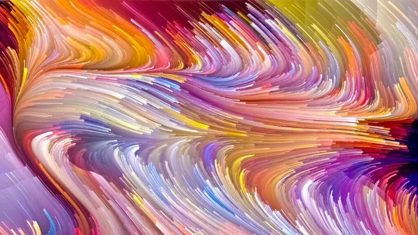 Serie Color Motion Sullo Sfondo Del Modello Vernice Liquida Sul — Foto Stock
