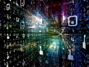 Dijital City serisi. Üç boyutlu Fraktallar ve bilgisayarlar, bilim, sanal gerçeklik ve modern teknoloji projeleri için numaraları