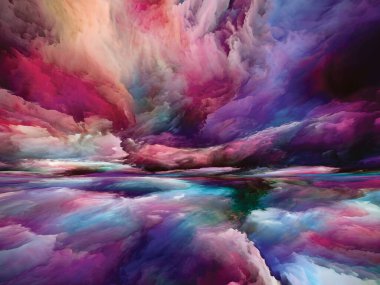 Çoklu Renkli Peyzaj. 