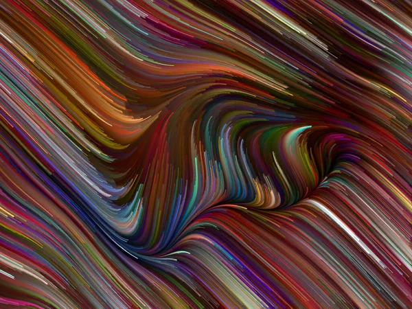 Color Swirl Serien Bakgrund Färgglada Rörelse Spektrala Fibrer Samband Med — Stockfoto