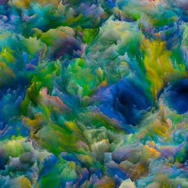 Organic Canvas series. Backdrop design of colorful, detailed textures for works on creativity in life and art