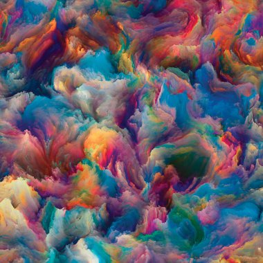 Organic Canvas series. Composition of  colorful, detailed textures for projects on creativity in life and art