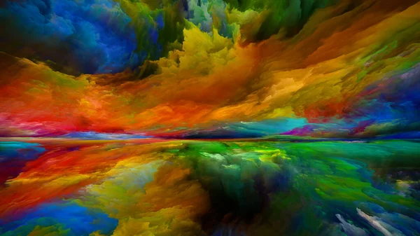 Nubes Espectrales Escapar Serie Reality Diseño Fondo Colores Texturas Surrealistas — Foto de Stock
