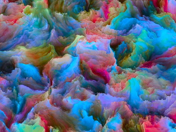 Organic Canvas Serie Komposition Farbenfroher Detaillierter Texturen Zum Thema Kreativität — Stockfoto