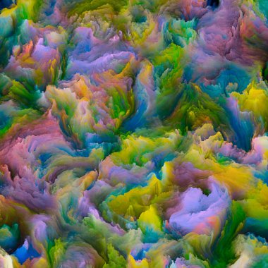 Organic Canvas series. Composition of  colorful, detailed textures for projects on creativity in life and art