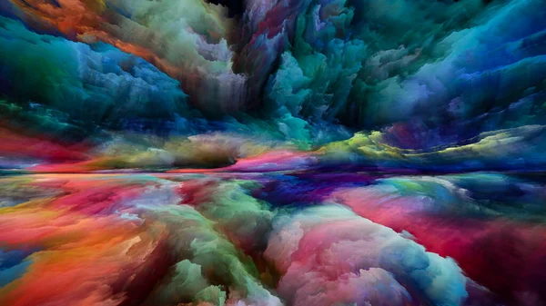 Terra Espectral Ver Série Never World Abstração Artística Composta Cores — Fotografia de Stock