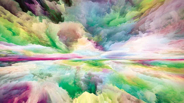 Paisaje Espectral Seeing Never World Series Composición Gráfica Colores Texturas — Foto de Stock