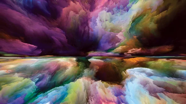 Tierra Espectral Seeing Never World Series Fondo Artístico Colores Texturas —  Fotos de Stock