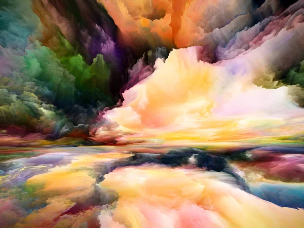 Gespensterland Sehen Nie Weltserien Künstlerischer Hintergrund Aus Farben Texturen Und — Stockfoto