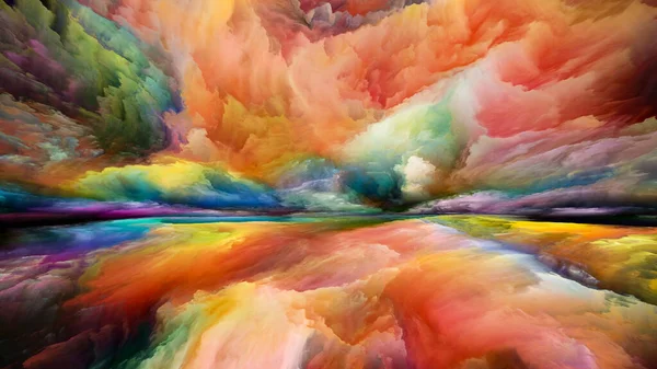 Spectral Land Seeing Never World Series Artistic Background Made Colors — 스톡 사진