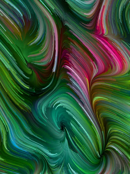 Color Swirl Series Background Composition Colorful Motion Spectral Fibers Subject — Stock Photo, Image