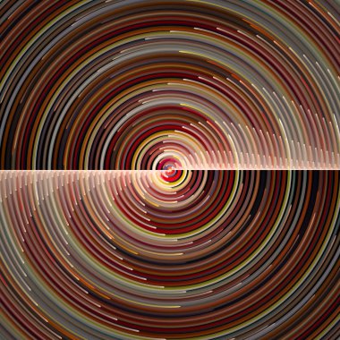 Fraktal Patlama Dizisi. İnce çizgi yarıçapının oluşturulması