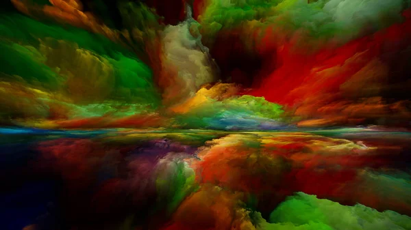 Земля Пробудження Втеча Серії Реалій Абстрактний Фон Сюрреалістичного Заходу Сонця — стокове фото