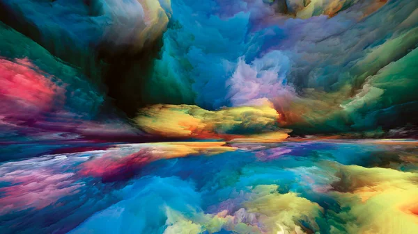 Nubes Espectrales Escapar Serie Reality Diseño Fondo Colores Texturas Surrealistas —  Fotos de Stock