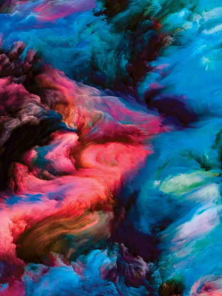 Culoare Swirl Serie Fundalul Mișcării Colorate Vopselei Lichide Pânză Pentru — Fotografie, imagine de stoc