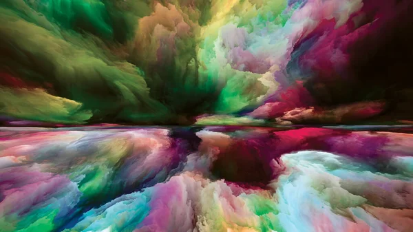 Spektrální Země Vidět Seriál Nikdy Svět Umělecké Zázemí Barev Textur — Stock fotografie