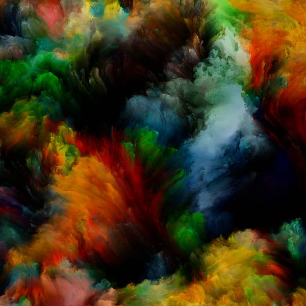 Måla Rörelse Color Dream Serien Arrangemang Lutningar Och Spektrala Nyanser — Stockfoto