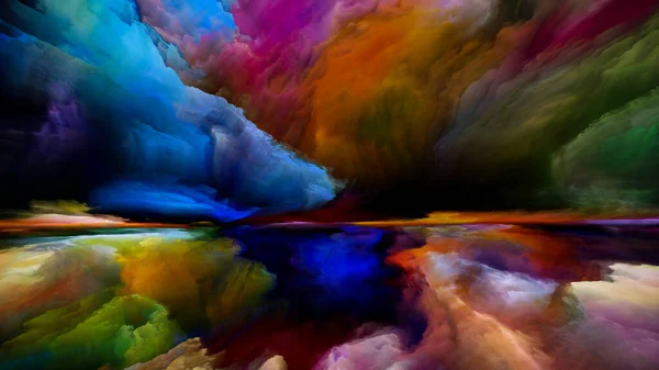 Χρώματα Πέρα Από Θάνατο Απόδραση Στη Σειρά Πραγματικότητα Καλλιτεχνική Αφαίρεση — Φωτογραφία Αρχείου