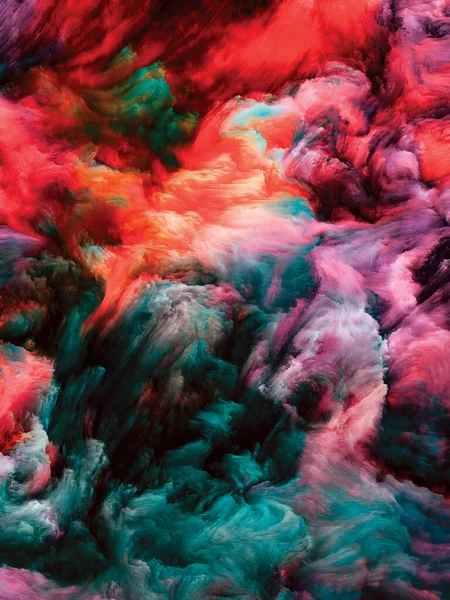 Culoare Swirl Serie Aranjament Creativ Mișcării Colorate Vopselei Lichide Pânză — Fotografie, imagine de stoc