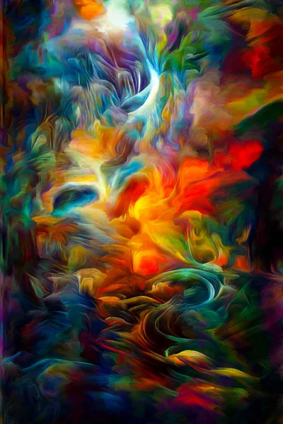 Colors People Series Backdrop Colorful Shapes Strokes Subject Art Creativity — Fotografia de Stock