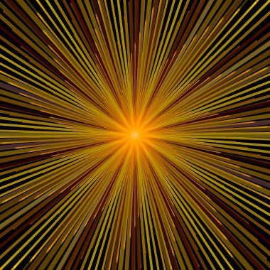 Fraktal Patlama Şablonu serisi. Çizim ve tasarım için kullanılan ince çizgi radyal deseninin oluşturulması.