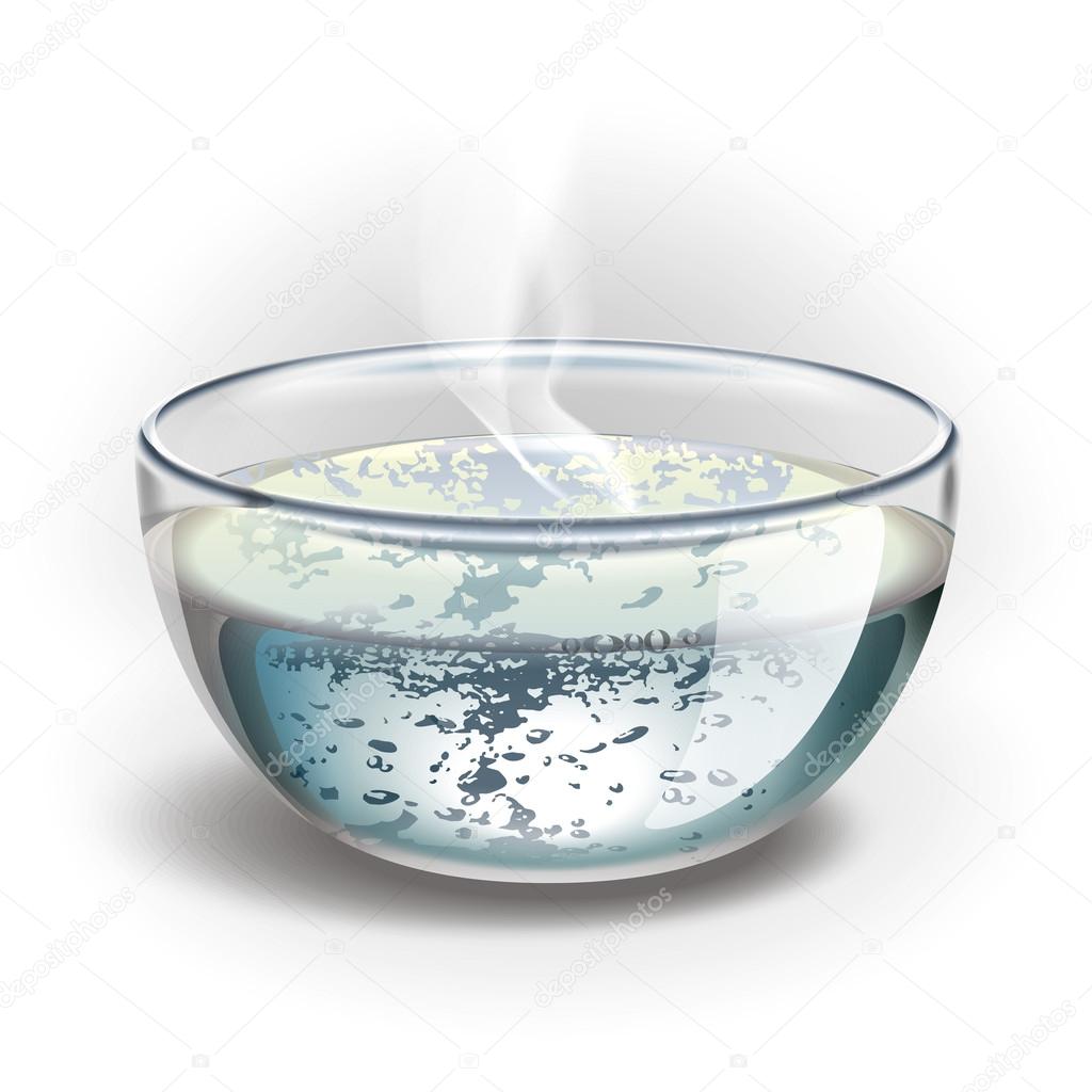 Transparent Glass Cup With Swell The Boiling Water Into It Stock Photo -  Download Image Now - iStock