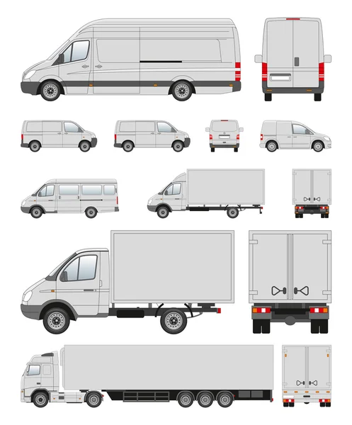 Transporte Comercial Ilustração Detalhada — Fotografia de Stock