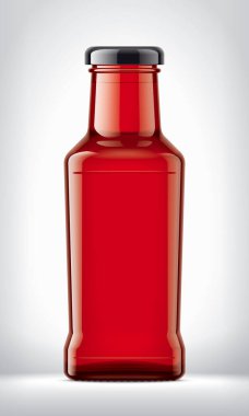 Arkaplanda Cam Şişe. 