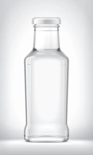 Botella Vidrio Sobre Fondo —  Fotos de Stock