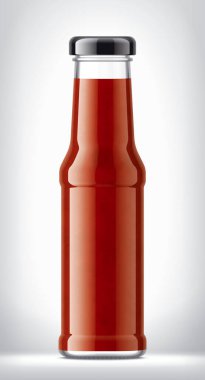 Arkaplanda Cam Şişe. 