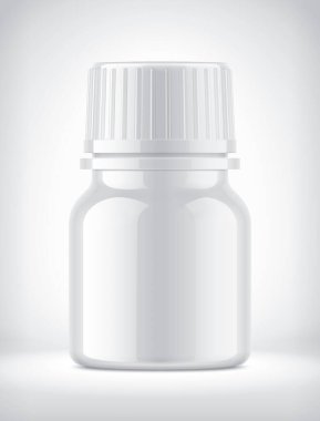 Arka planda ilaç şişesi var.. 