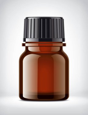 Arka planda ilaç şişesi var.. 