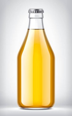 Arkaplanda Cam Şişe. 