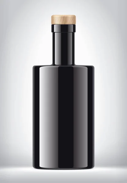 Black Bottle Cork Background — Stock Photo, Image