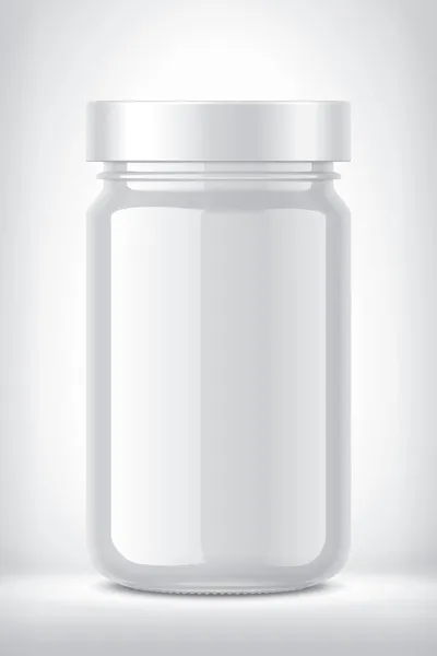 White Jar Background — Stock Photo, Image