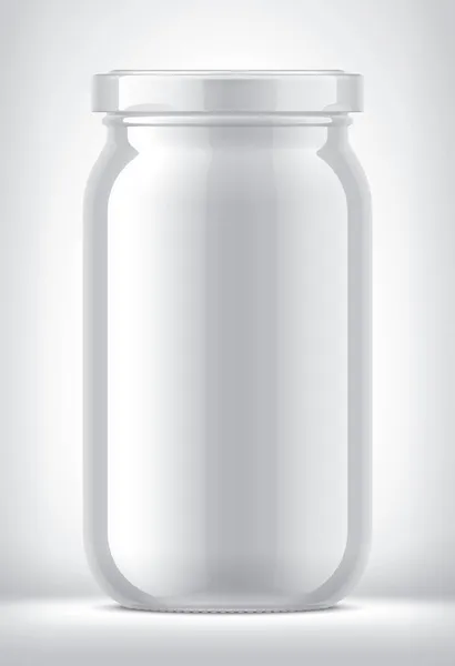 White Jar Background — Stock Photo, Image