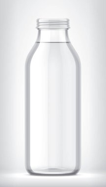 Arkaplanda Cam Şişe. 